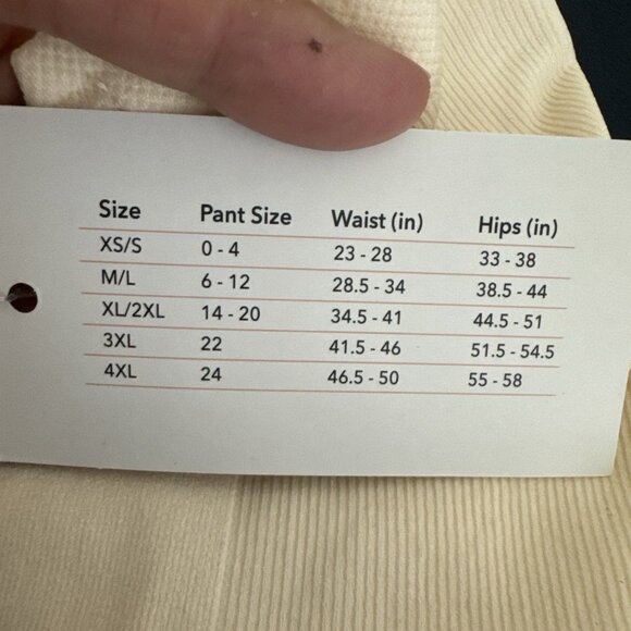 Shapermint Essentials High Waisted Shaper Panty Women's M/L Beige NWT 0092 - Picture 4 of 16